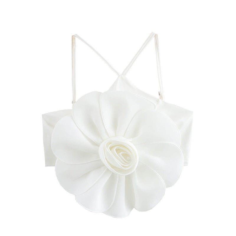 Three-dimensional Flower Decorative Top Fishtail Skirt Two-piece Set - Norellé