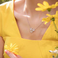 Floral Flower Necklace Elegant Pastoral - Norellé