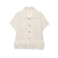 Women's Lapel Long Sleeve Knitted Coat Skirt - Norellé