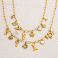 Women's Non-fading Stainless Steel Electroplated 18K Gold Shell Pearl Necklace - Norellé