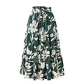 Printed A- Line Skirt Pleated Skirt Women - Norellé
