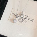 Women's Personalized Pin Pink Heart-shaped Light Luxury Necklace - Norellé