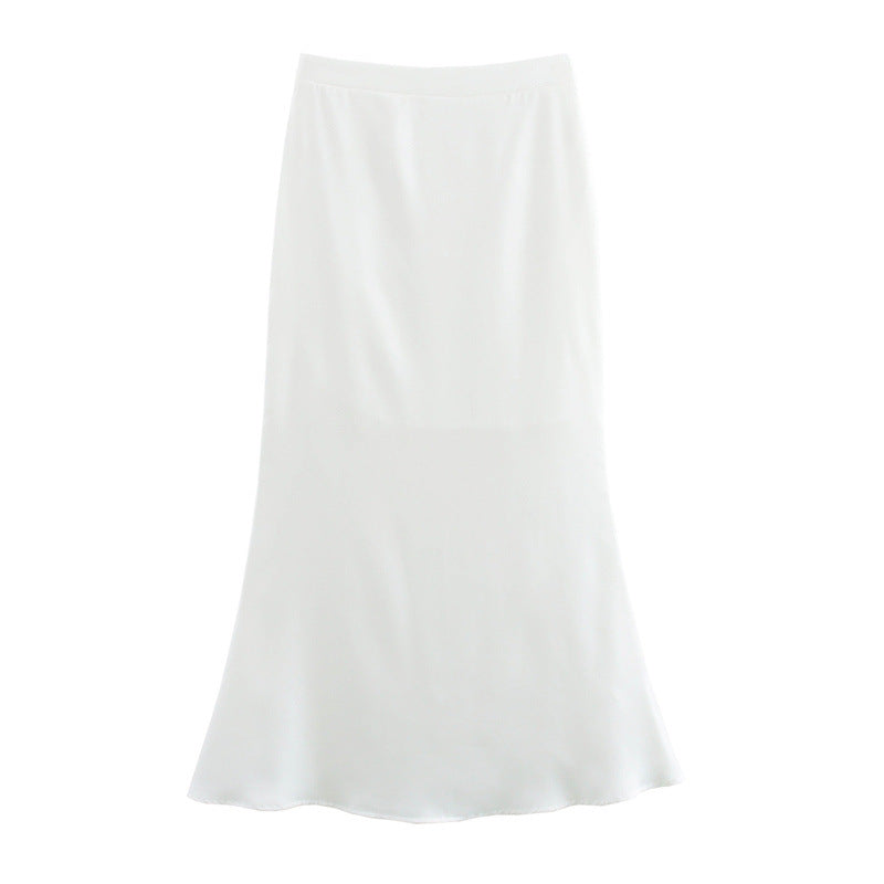 Three-dimensional Flower Decorative Top Fishtail Skirt Two-piece Set - Norellé