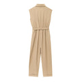 High-grade Sleeveless Slim With Belt Jumpsuit - Norellé