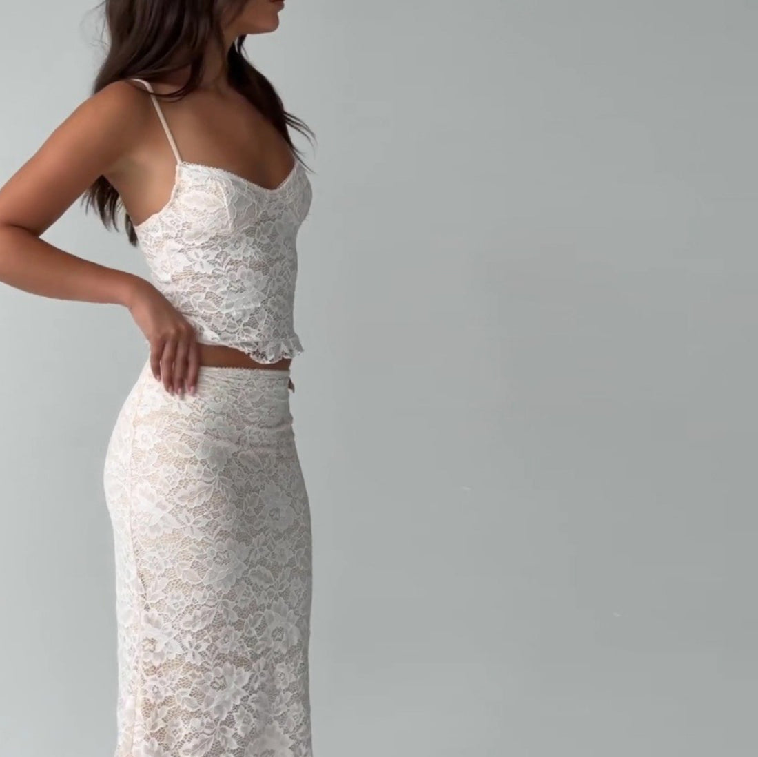 Lace Sling Skirt Suit Women - Norellé