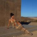 Two-piece Set Halter Wrapped Chest Hollow Out - Norellé