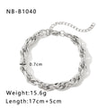 Fashion Unisex Style Retro Double-layer Five-pointed Star Chain - Norellé