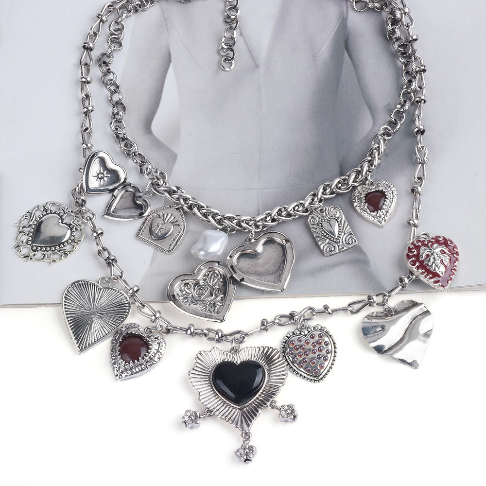 Women's Fashion New Multi-layer Love Pearl Necklace - Norellé