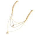 Retro Creative Palm Star Moon Necklace Fashion Personality Female Necklace - Norellé