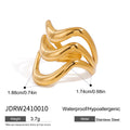 Irregular Line Simple Hollow Ring Personality All-match - Norellé