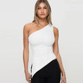 Women's Irregular Slit Design High-grade Top - Norellé