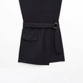 Slim Fit With Belt Stitching One-piece Culotte - Norellé