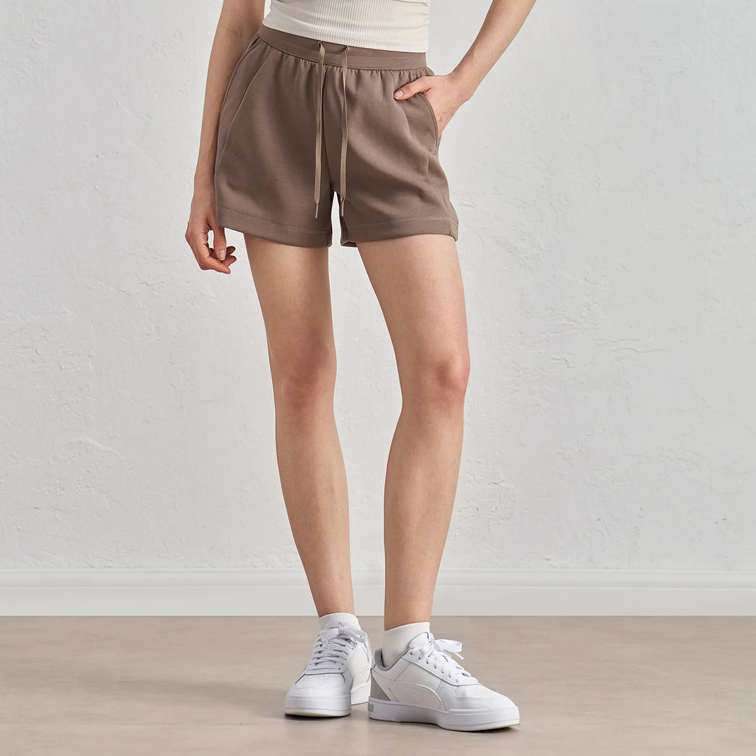 Women High Waist Shorts Outdoor Sport Running