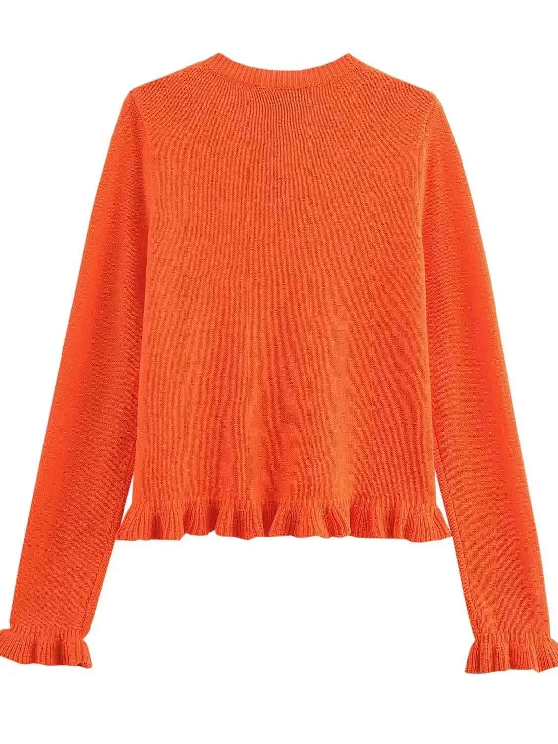 Women's Leisure Comfort Stacked Decoration Knitted Cardigan