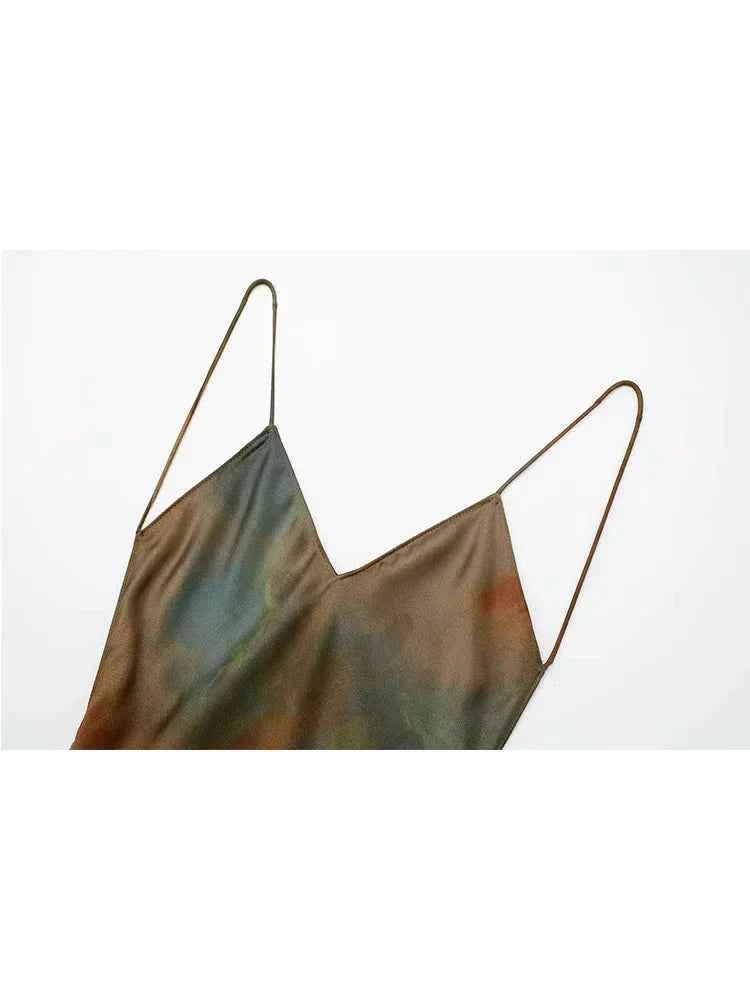 Women's Open Back Sleeveless Dress