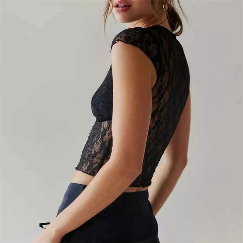 Sheer Crop Top