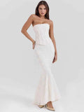 Strapless Two Piece Set Women