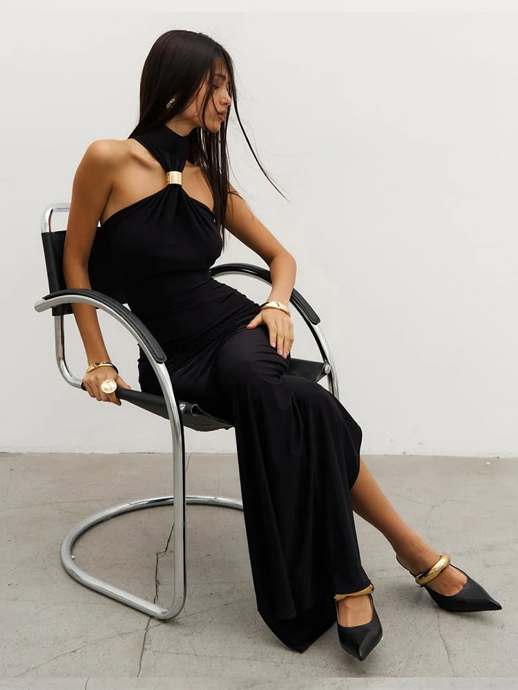 Metal Knots Dress Women