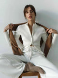 Zipper Knitted Cardigan Women