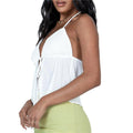 Summer Cami Top Bowknot Lace-Up Sleeveless Cropped Vest Elegant - Norellé