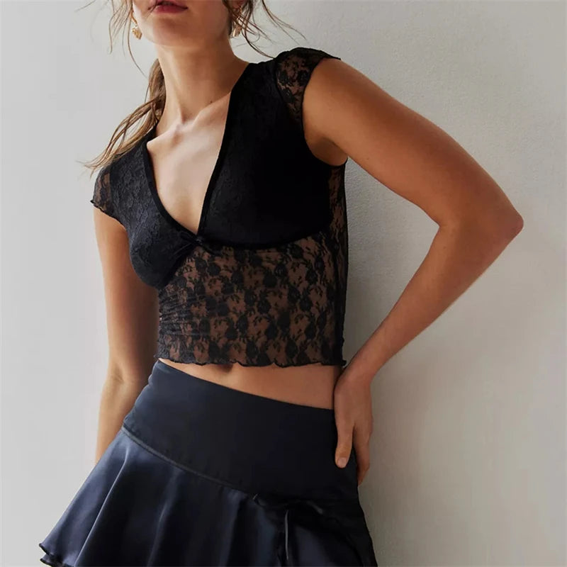 Sheer Crop Top