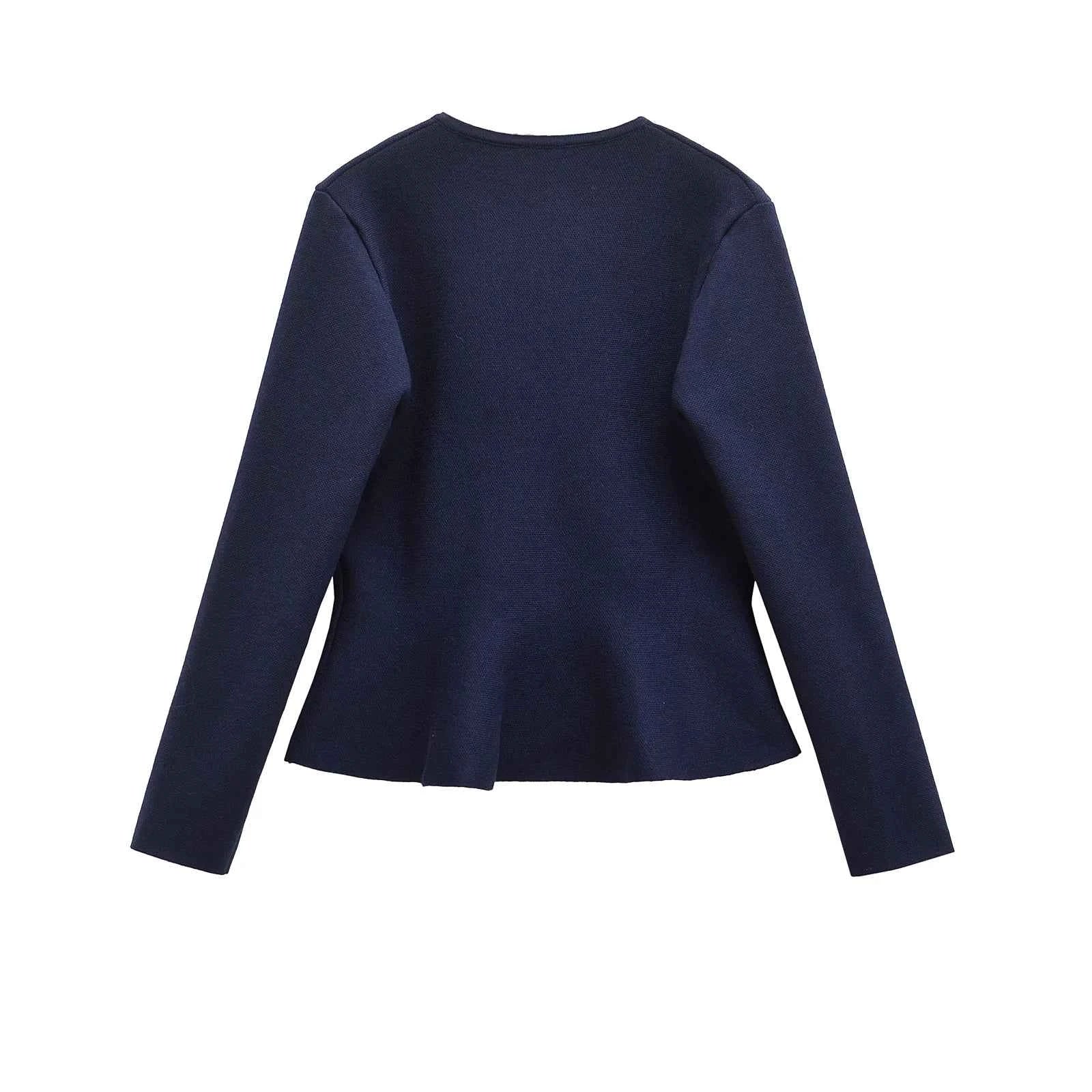 Women Short Skirt Style Hem Cardigan