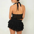 Women 2 Piece Lace Outfit