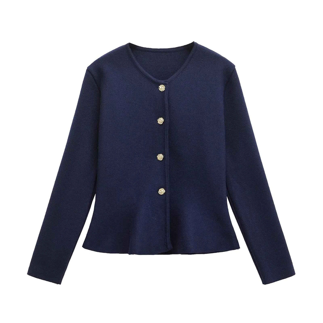 Women Short Skirt Style Hem Cardigan