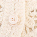 Women's Summer Boho Lace Blouse Cover Top Button Front Cardigan