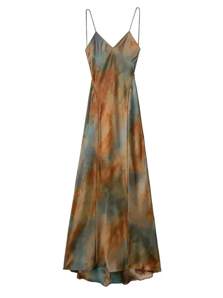Women's Open Back Sleeveless Dress
