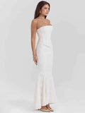 Strapless Two Piece Set Women
