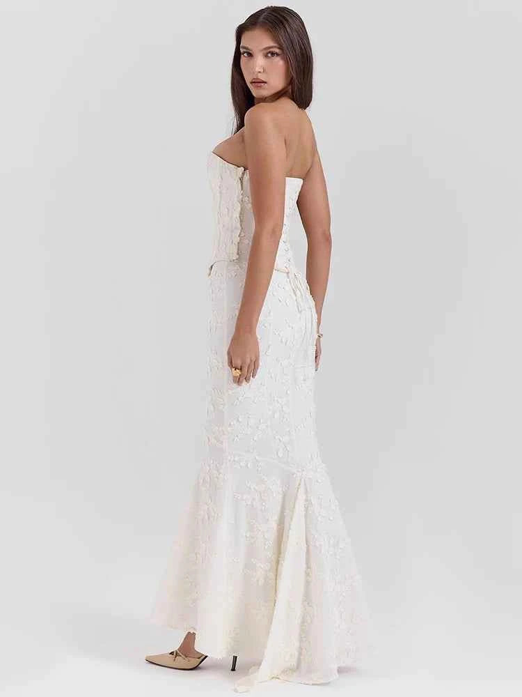 Strapless Two Piece Set Women