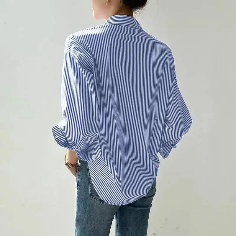 Women Blouse Shirt Casual Long Sleeve - Norellé
