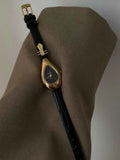 Genuine Leather Women Watch Quartz Vintage Stainless Steel