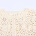 Women's Summer Boho Lace Blouse Cover Top Button Front Cardigan