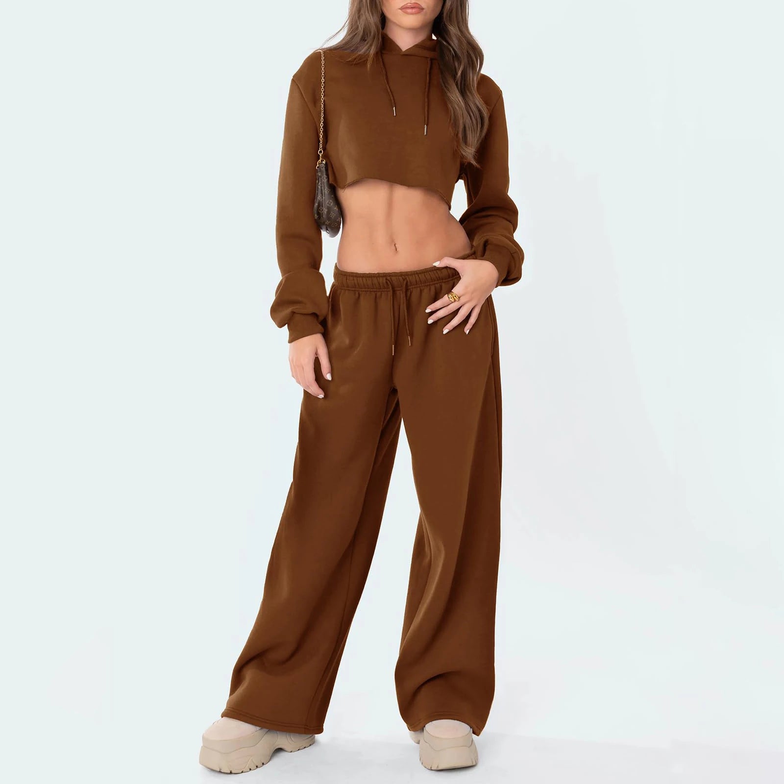 Women's Casual Pants Joggers Sweatpants Solid Color Drawstring - Norellé