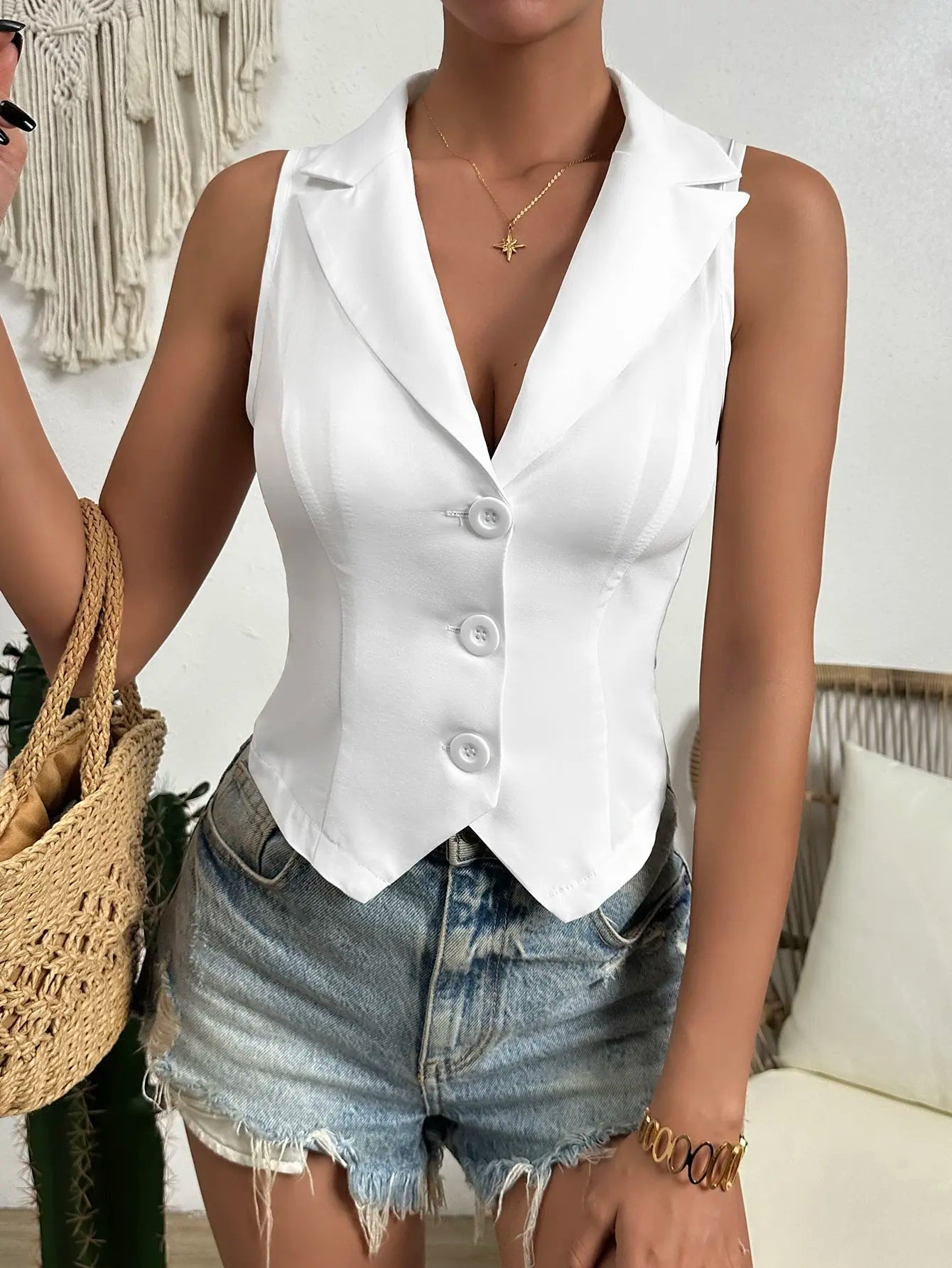 Women's fashion casual slim vest - Norellé