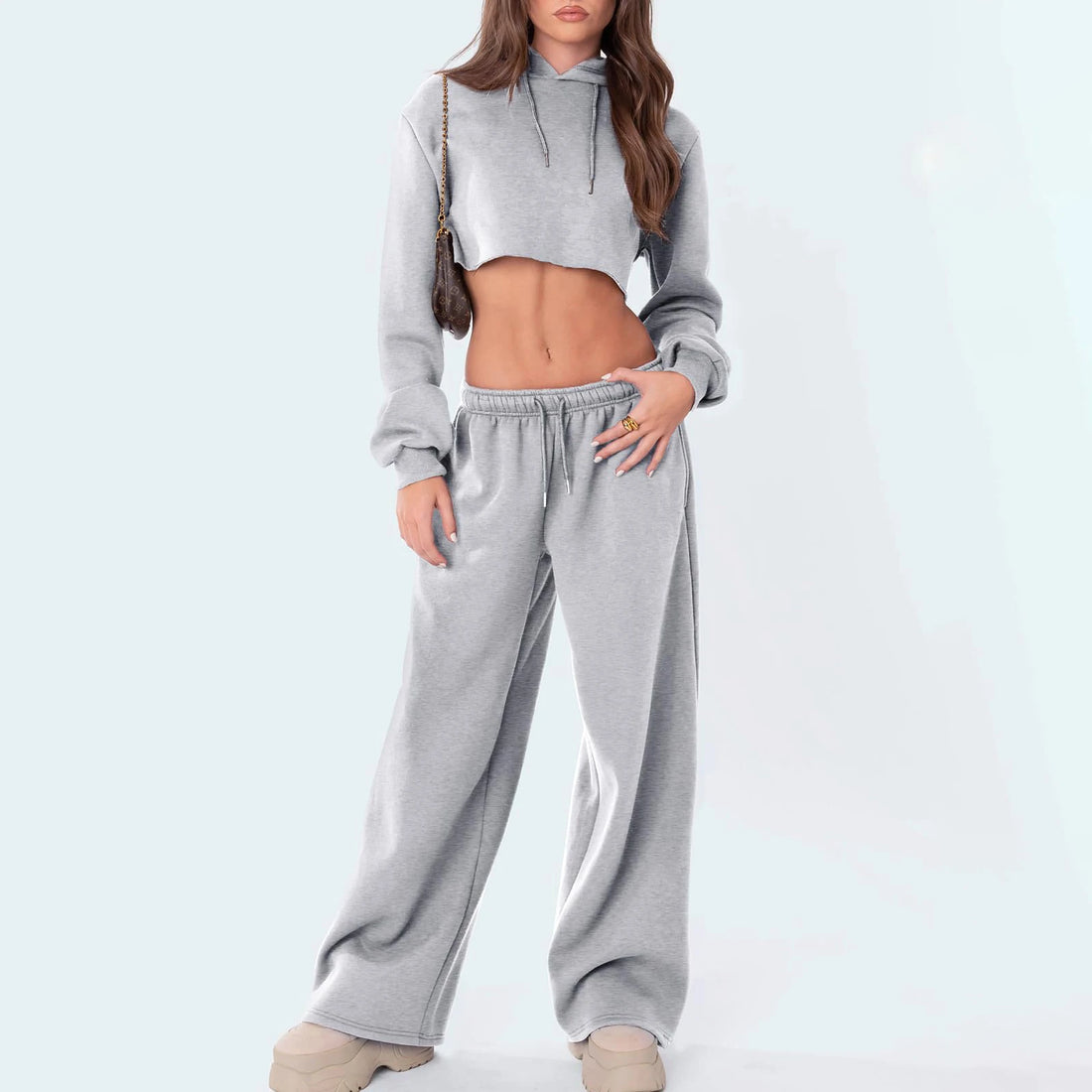 Women's Casual Pants Joggers Sweatpants Solid Color Drawstring - Norellé