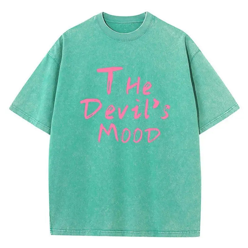 Fashion Womans Cotton Washed T-shirts