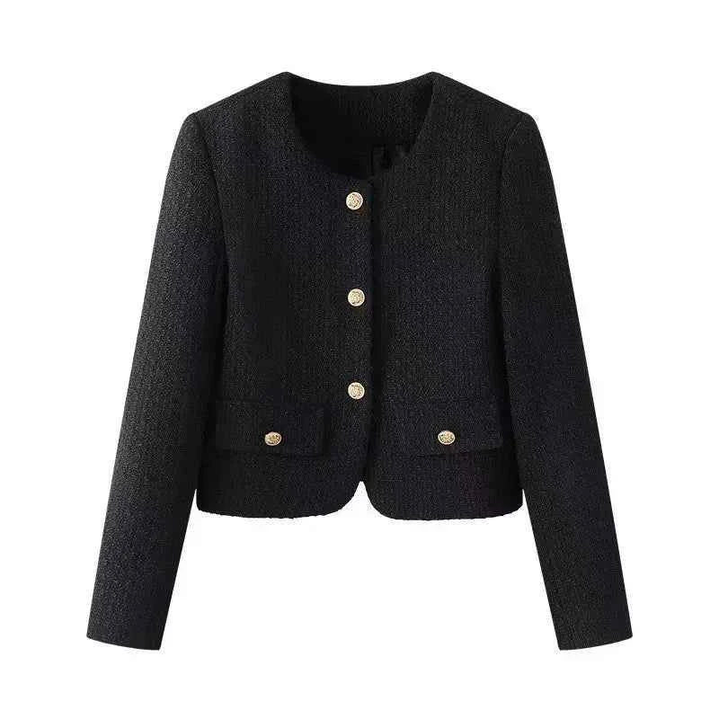 Women Small Fragrant Short Loose Coat