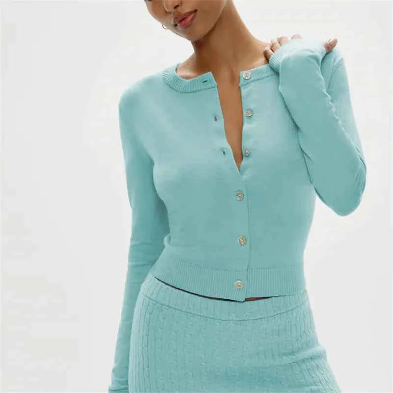 Knitted Casual Cardigan Top