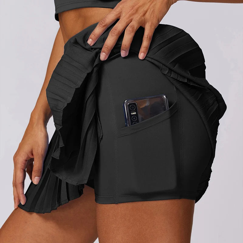 Women's High Waisted Pleated Tennis Skirts