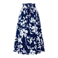 Printed A- Line Skirt Pleated Skirt Women - Norellé
