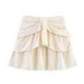 Laminated Decoration Short Skirt - Norellé
