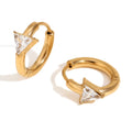 Niche Design Earrings Stainless Steel 18K Gold Plating Ear Clip Women - Norellé