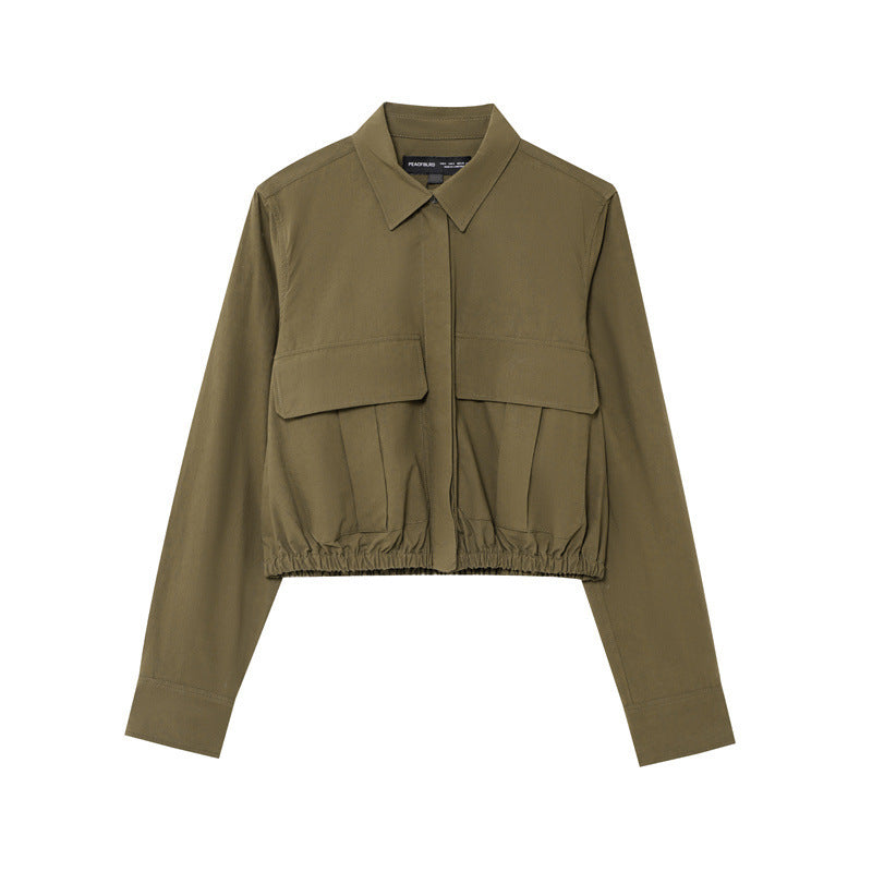 Pocket Decoration Short Shirt Leisure Skirt - Norellé